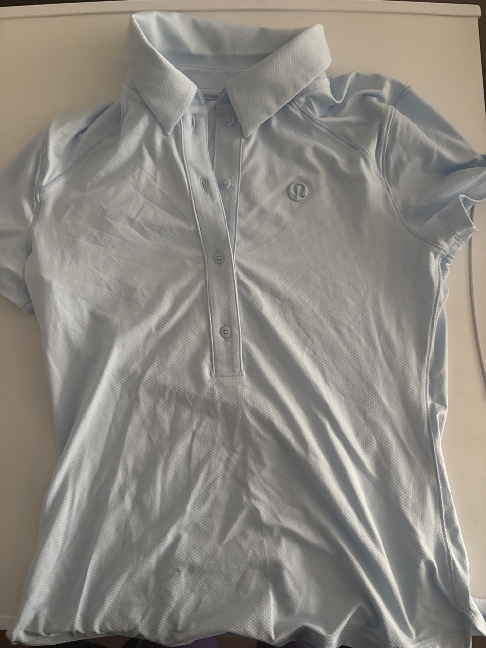 lululemon athletica Pale Blue Women's Performance Polo